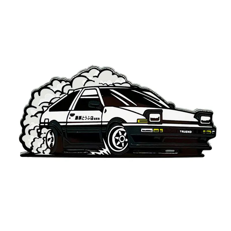 Initial D AE86 Enamel Pin – Sad Dog Club Initial D AE86 Enamel Pin – Sad Dog Club