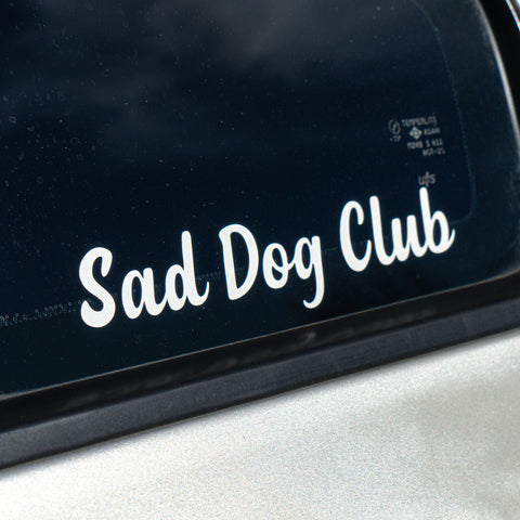 Sad Dog Club Decal